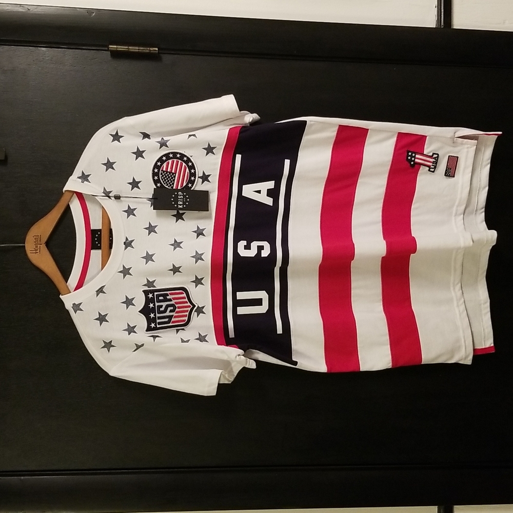 Krisp (NY) Size M. Red/white/Blue